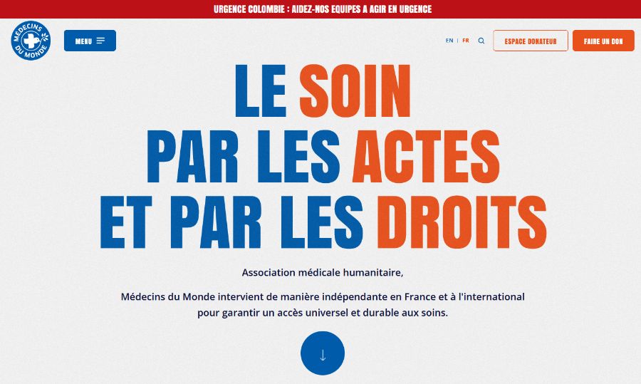 Médecins du Monde website